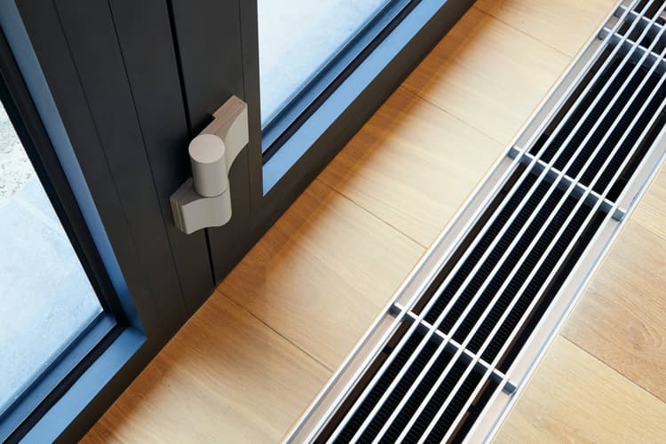 heating grid ventilation on floor
