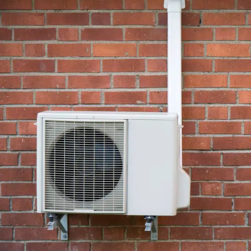 heat pump outside building