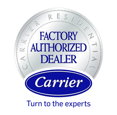 Carrier Factory Authorized Dealer Badge - Turn to the experts
