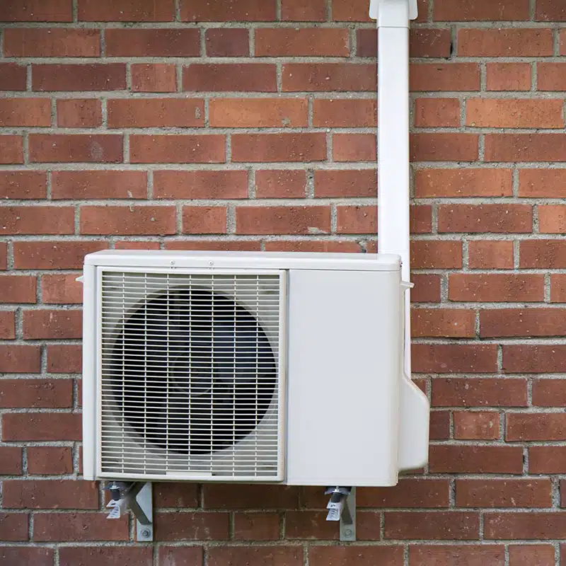 heat pump outside building
